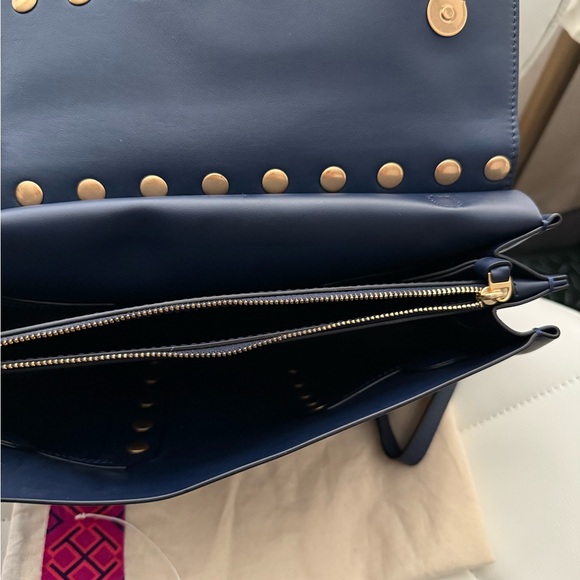 Tory Burch Block T-Stud Satchel - Picture 5 of 10